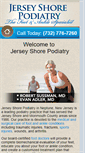 Mobile Screenshot of jerseyshorepodiatry.com